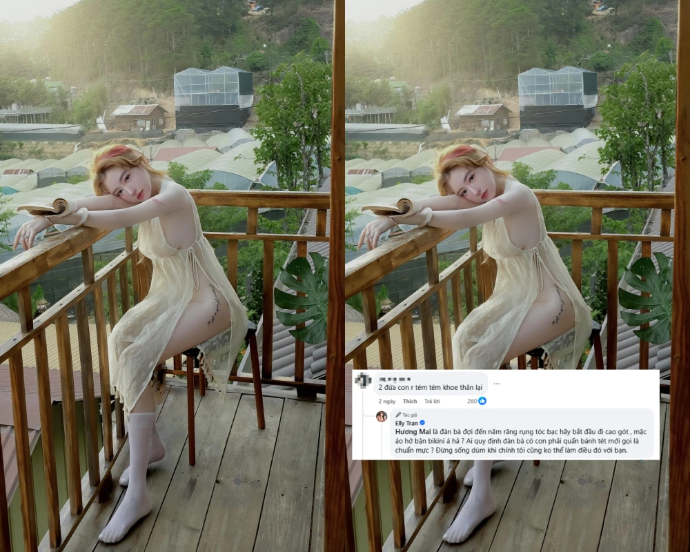 Bị chỉ trích "khoe thân", Elly Trần lên tiếng đáp trả mạnh mẽ