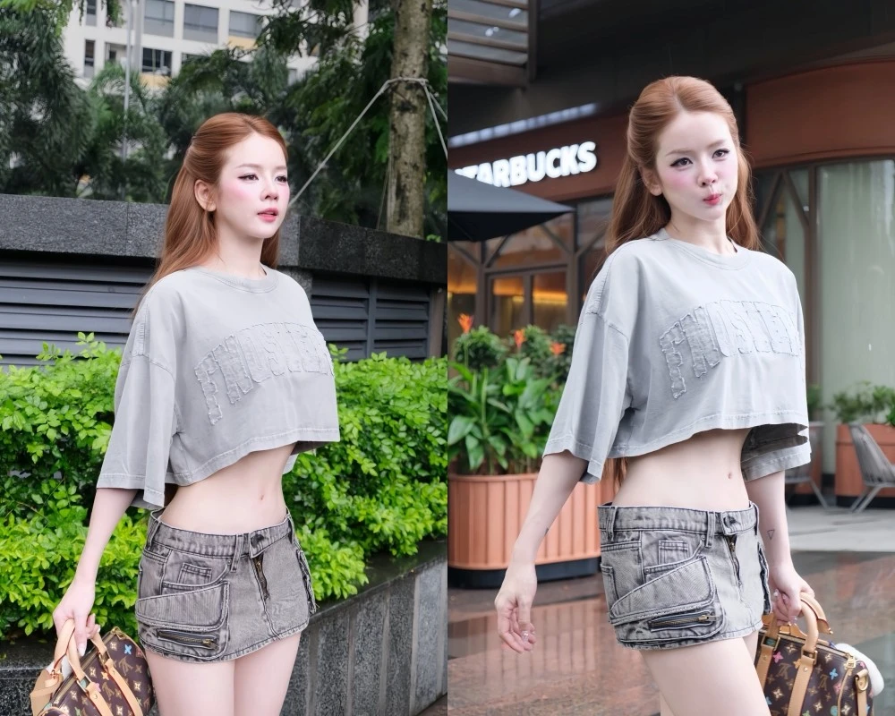 DJ Mie khoe vòng eo con kiến, săn chắc ngắm là mê