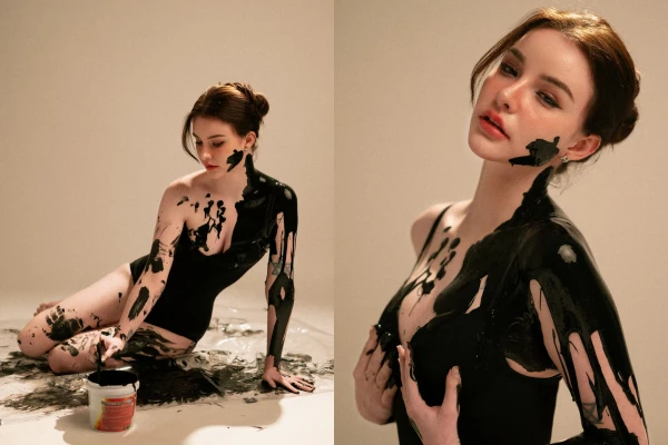 "Nữ thần tắm suối" Jessie Vard gây sốt với phong cách bodypainting táo bạo