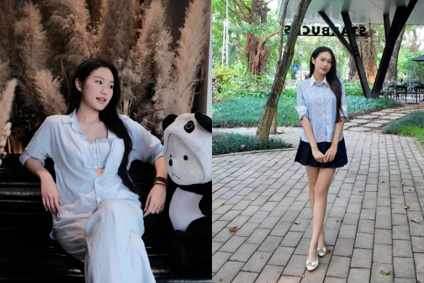 Vợ Đoàn Văn Hậu mê áo sơ mi "như điếu đổ" ưu tiên tông màu tôn da