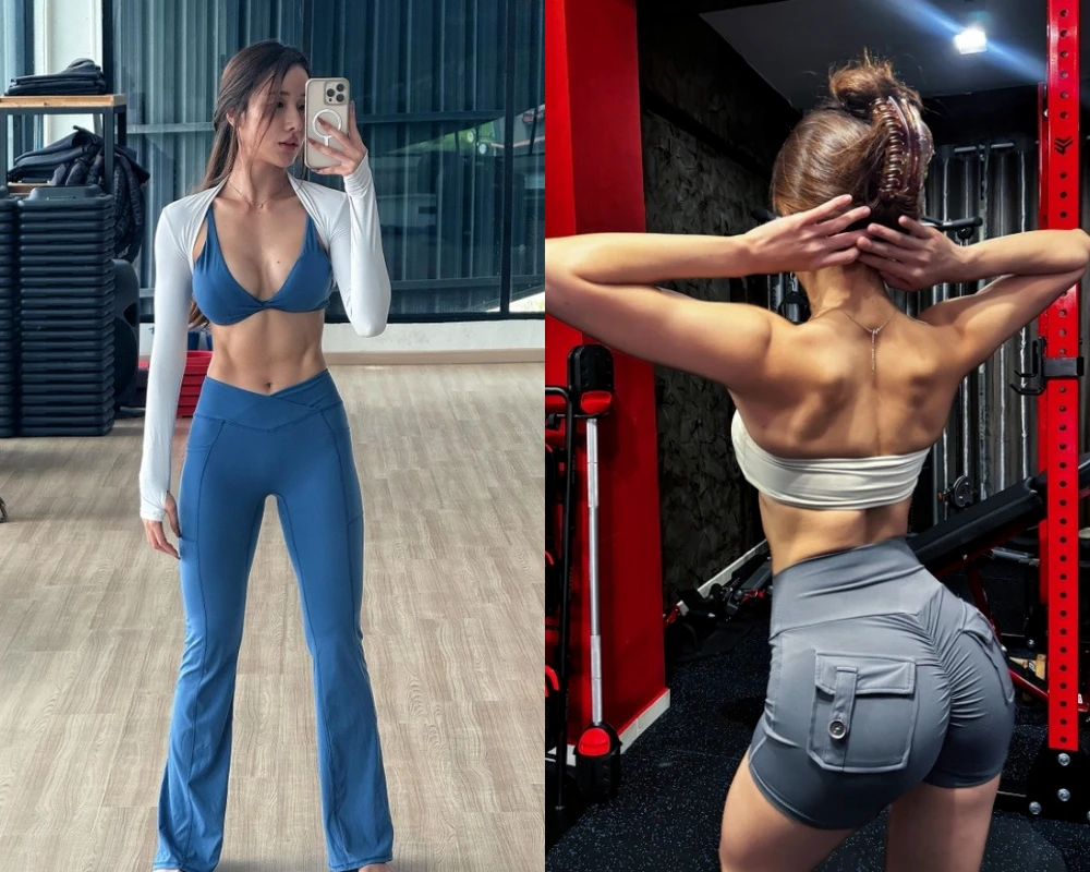 'Nữ thần nội y' Thái Lan lột xác thành 'hot girl phòng gym'