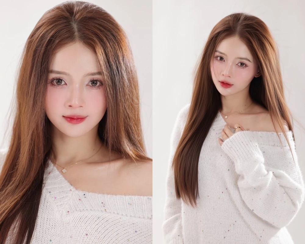 'Hot girl ảnh thẻ' Lê Lý Lan Hương khoe vẻ đẹp “băng thanh ngọc khiết"