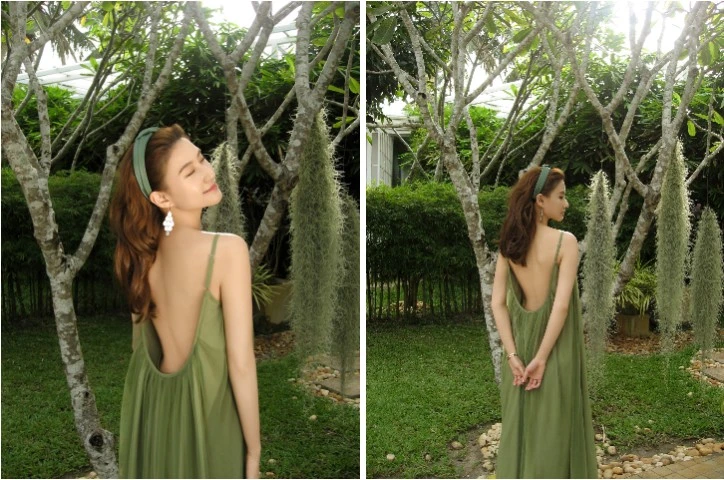 'Ái nữ tỷ phú Trung Quốc' Hà Siêu Liên khoe bóng lưng siêu đẹp