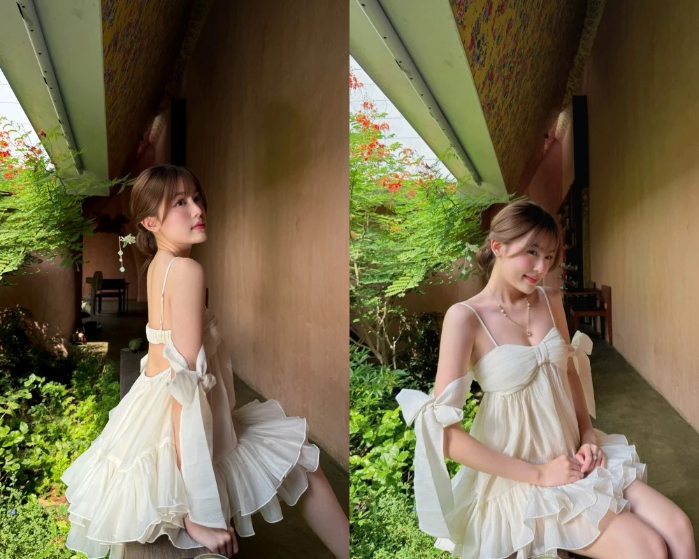 Hot girl Tăng Mỹ Hàn khoe chuẩn 'tiểu thư Sài thành'