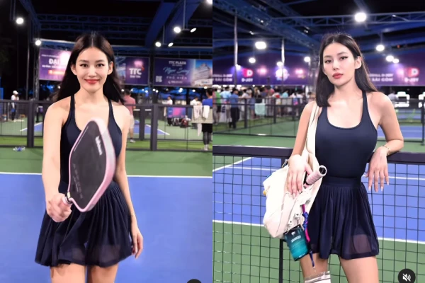 "Hot girl pickleball" Milan Phạm tái xuất "cực điện ảnh"