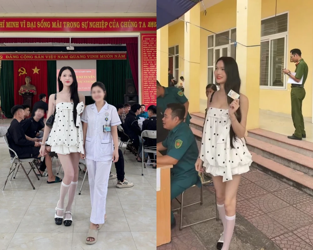 Danh tính thanh niên chuyển giới gây sốt khi đi khám nghĩa vụ quân sự