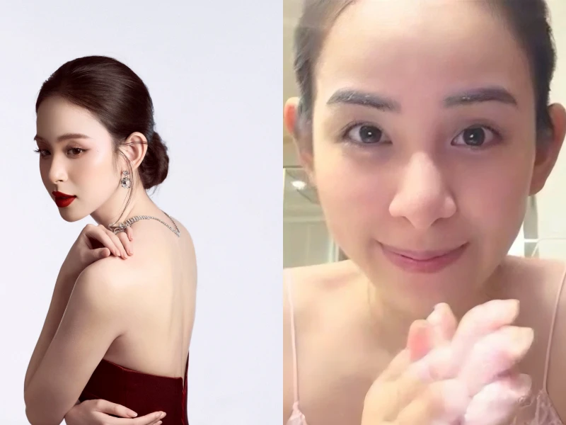 Mặt mộc đẹp "vô địch Việt Nam" của dâu hào môn Hương Liên