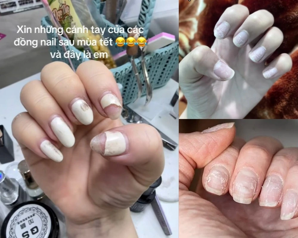 Cận cảnh những bộ nail “hết hồn” sau chuỗi ngày Tết nấu cơm