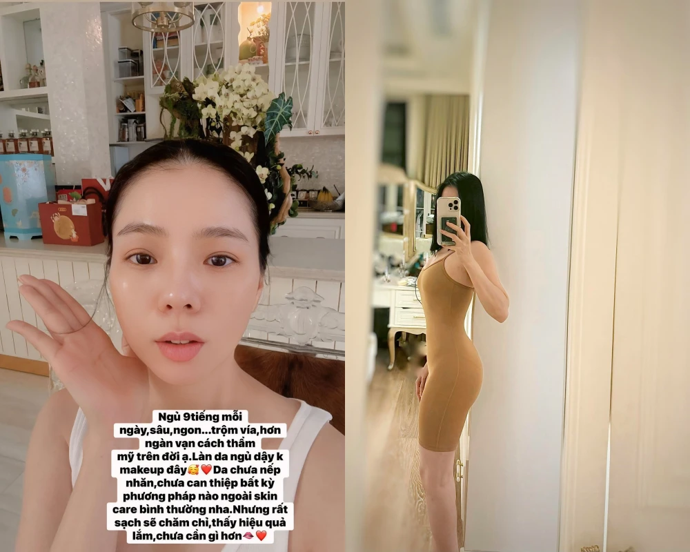 Lệ Quyên khoe vóc dáng vừa tăng cân trong thiết kế bó sát