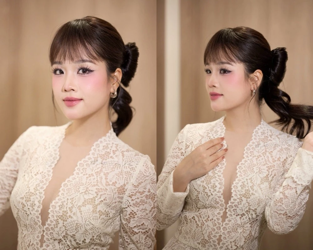 “Cô chủ tiệm nail” Huyền My với vibe xinh đẹp, ngọt ngào gây chú ý