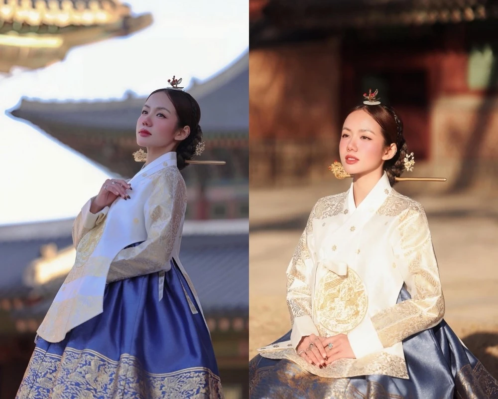 Phương Ly khoe nhan sắc tựa ‘quý phi’ tại cung điện Hàn Quốc