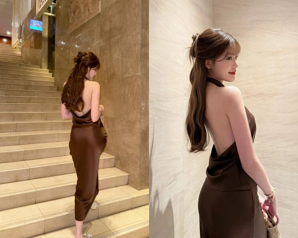 Hot girl Tăng Mỹ Hàn khoe vóc dáng với lưng trần “miễn chê”