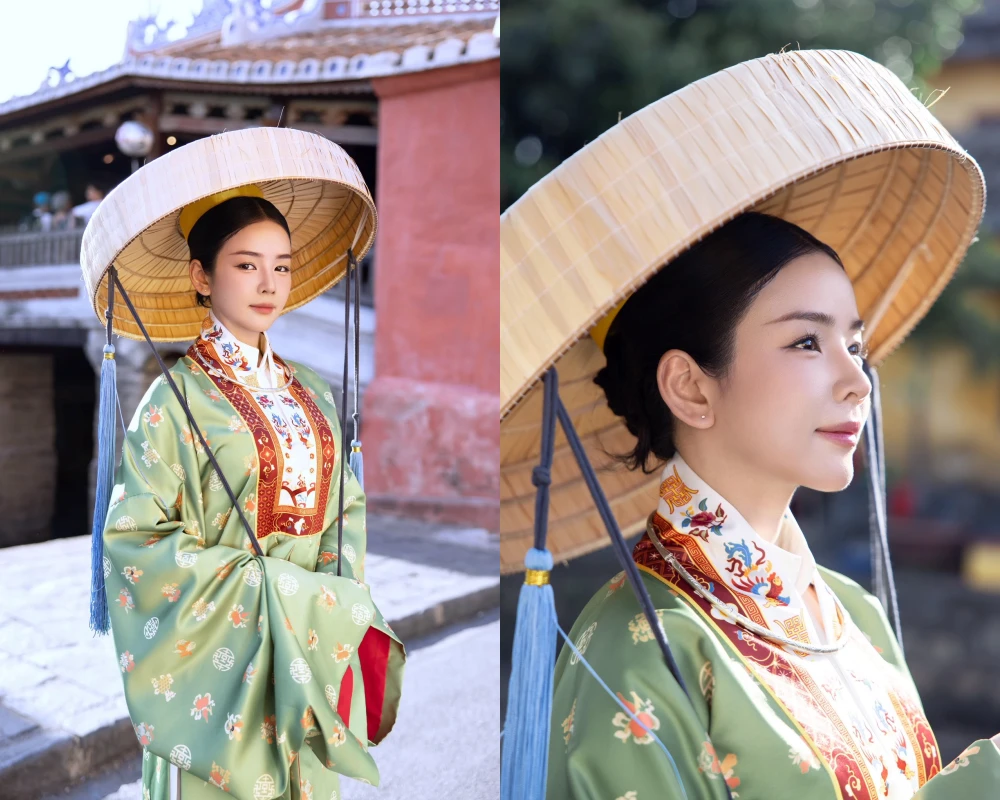 DJ Mie gây thương nhớ với bộ ảnh cổ phục Việt giữa lòng phố cổ Hội An