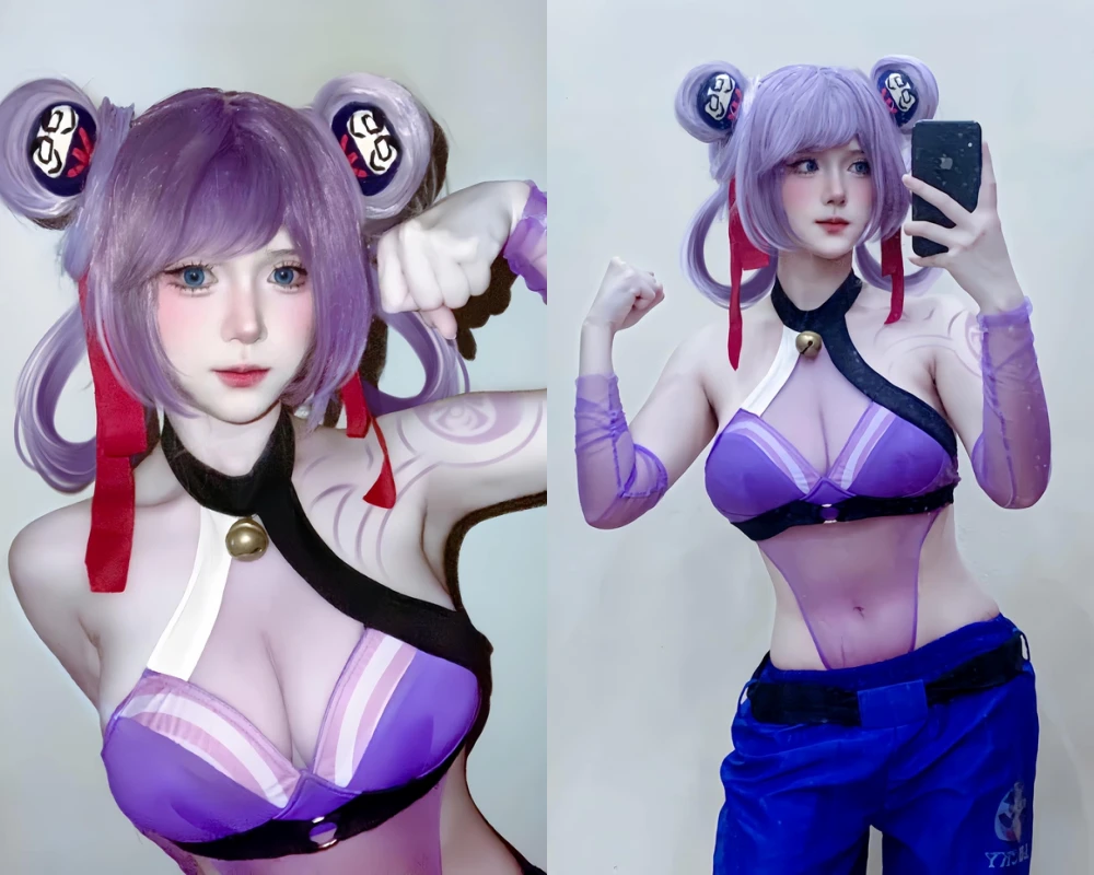 Hot girl Cigw Pols tái hiện phiên bản Qi đời thực cực nét