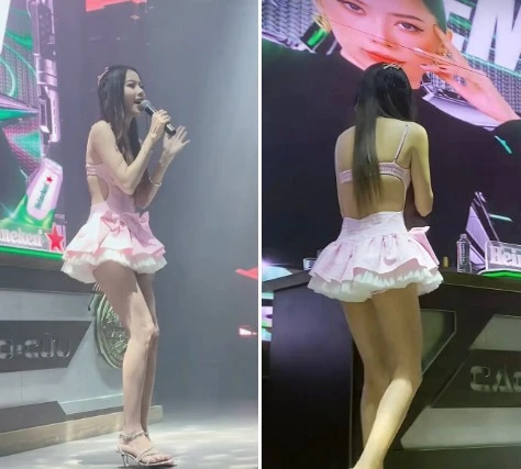 Nam Em mặc đồ thiếu vải khiến triệu người bàn tán