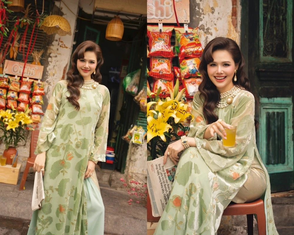Phanh Lee khoe nhan sắc dịu dàng, khí chất quý cô Hà thành