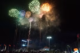 Đồng Tháp rộn ràng chương trình nghệ thuật và bắn pháo hoa đón Xuân Bính Ngọ