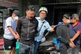 Hai đối tượng hỗn chiến ở phường Chánh Hưng bị bắt tại Bến Lức