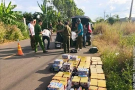 Đồng Nai: Ngăn chặn xe ô tô vận chuyển gần 500kg pháo lậu