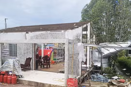 Cà Mau: Vòi rồng giữa đêm gây thiệt hại hàng trăm triệu đồng