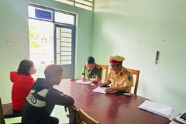 Xử lý nam sinh điều khiển xe máy bốc đầu tại xã Uar