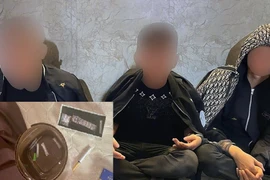 Ba nam thanh niên bị bắt quả tang sử dụng ma túy ở Đơn Dương