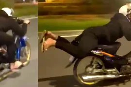 TPHCM: Triệu tập nam thanh niên 16 tuổi lái xe máy biểu diễn “mạo hiểm”