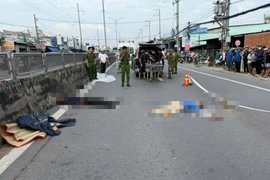 Xe máy tông người đi bộ trên Quốc lộ 1, hai người tử vong tại Đồng Tháp