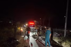 Va chạm hai xe máy tại phường Hàm Thắng khiến hai người tử vong