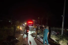 Va chạm hai xe máy tại phường Hàm Thắng khiến hai người tử vong