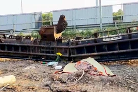 Cọc sắt rơi trúng công nhân tại công trình cao tốc TPHCM – Long Thành