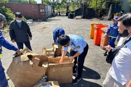 TP HCM: Phát hiện kho linh kiện điện thoại giả mạo trị giá hơn 1 tỷ đồng