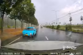 Xử phạt tài xế taxi đi ngược chiều trên ĐT 752B ở Đồng Nai