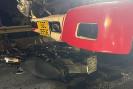 Đồng Tháp: Xe tải tông xe máy trên Quốc lộ 1, đôi nam nữ thương vong