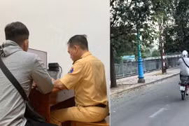 Đăng clip bốc đầu xe lên TikTok, thanh niên bị tịch thu phương tiện