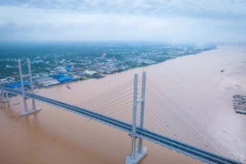 Toàn cảnh khánh thành Cầu Rạch Miễu 2 vốn 6.810 tỷ đồng