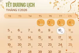 Chốt phương án nghỉ 04 ngày liên tục dịp Tết Dương lịch 2026