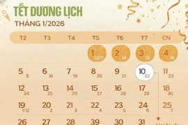 Chốt phương án nghỉ 04 ngày liên tục dịp Tết Dương lịch 2026