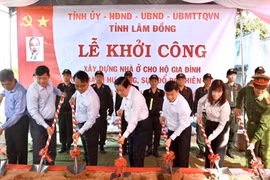 Lâm Đồng tiếp tục khởi công xây dựng nhà cho 6 hộ dân bị ảnh hưởng thiên tai