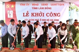 Lâm Đồng tiếp tục khởi công xây dựng nhà cho 6 hộ dân bị ảnh hưởng thiên tai