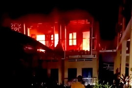 Cháy tại Trường Mầm non Bạch Hà, phát hiện một thi thể