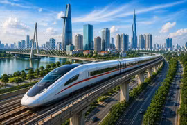 TP HCM khẩn trương chuẩn bị quỹ đất cho đường sắt tốc độ cao Bắc - Nam