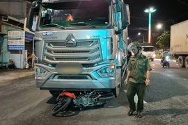 Đồng Tháp: Xe tải cuốn xe máy, một người tử vong tại chỗ