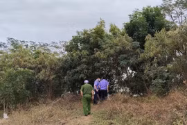 Phát hiện bộ xương người tại bãi đất hoang phường Tiến Thành