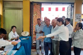 Rộn ràng ngày hội bầu cử trên xã đảo duy nhất của TP HCM