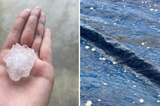 Dông lốc, mưa đá gây thiệt hại tại Lào Cai và Cao Bằng