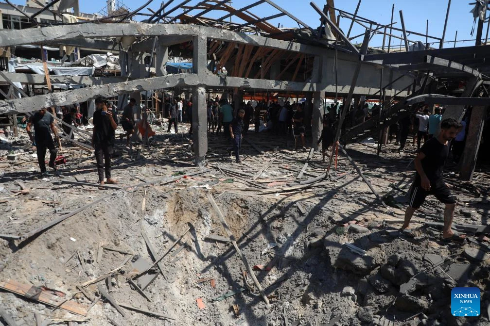 Israel không kích quán cà phê ở Gaza, 34 người thiệt mạng