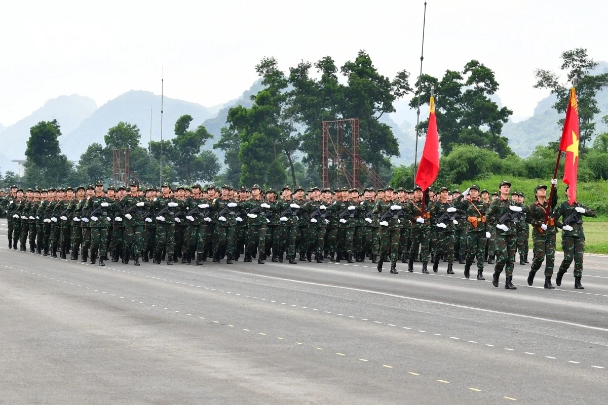 Các khối diễu binh kỷ niệm 80 năm Quốc khánh hợp luyện lần 1