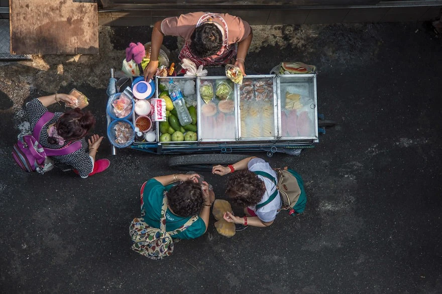Cuộc sống thường nhật ở thủ đô Thái Lan nhìn từ trên cao