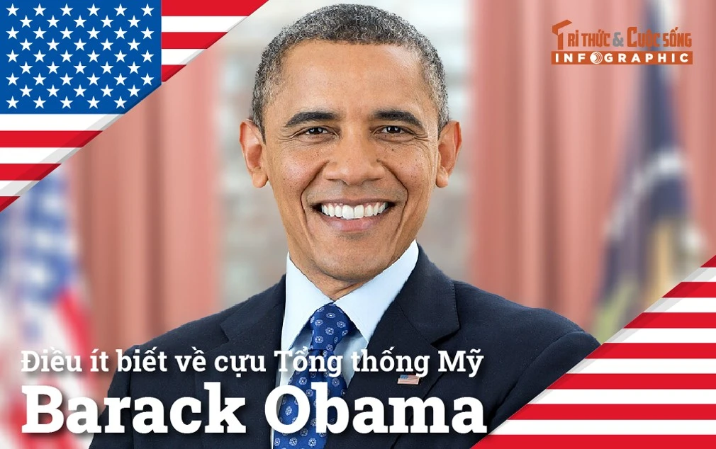 [INFOGRAPHIC] Điều ít biết về cựu Tổng thống Mỹ Barack Obama